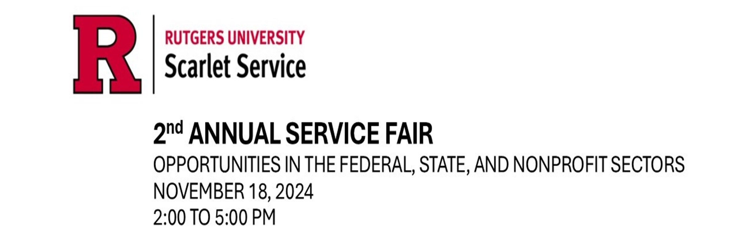 Rutgers Service Fair