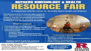 Rutgers Kinesiology & Health Resource Fair