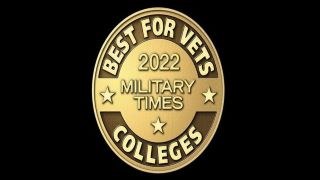 Best for Vets Colleges 2022 Military Times Coin