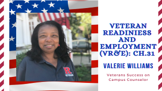picture of Valerie Williams and title of event