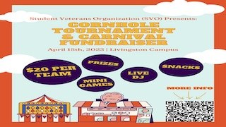 Cornhole Tournament and Carnival 12 April 2:00 PM 87 Joyce Kilmer Avenue