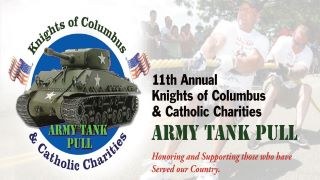 picture of an army tank - 11th Annual Knights of Columbus and Catholic Charities Army Tank Pull